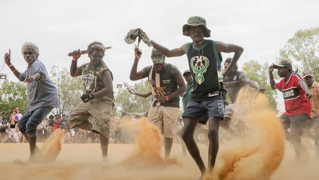 The Barunga Festival, the iconic Northern Territory event celebrating the best of remote Indigenous Australia, is under threat due to the current Covid-19 safety concernsl. Picture: Britten Andrews/Skinny Fish