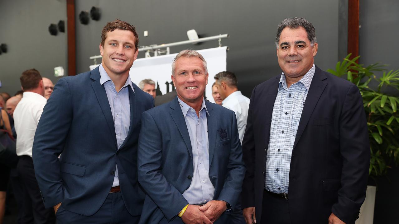 Jarrod Wallace, Garth Brennan and Mal Meninga. Pics Tara Croser.