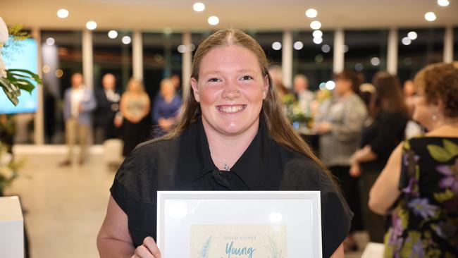 Montana Atkinson at the Gold Coast Australian of the Year Awards 2024 at Skypoint Q1 for Gold Coast at Large. Picture, Portia Large.