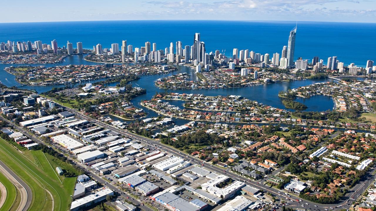 Aerial view of Bundall business precinct. Picture: CB Richard Ellis