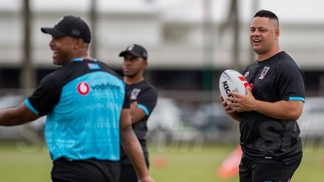 Jarryd Hayne at Fiji training. Pic: Fiji Sun