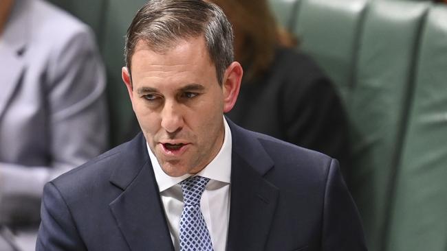 CANBERRA, Australia, NewsWire Photos. May 15, 2024: Federal Treasurer Jim Chalmers during Question Time at Parliament House in Canberra. Picture: NCA NewsWire / Martin Ollman