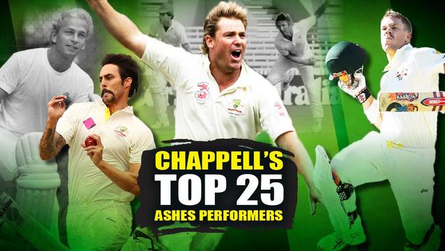 Ian Chappell's Top 25 Ashes moments.