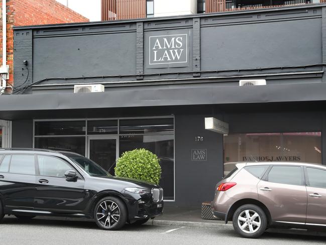 AMS Lawyers office in Ivanhoe. Picture: David Crosling