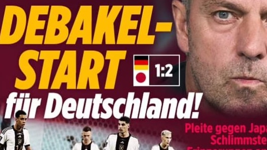 BILD’s reaction to Germany loss.