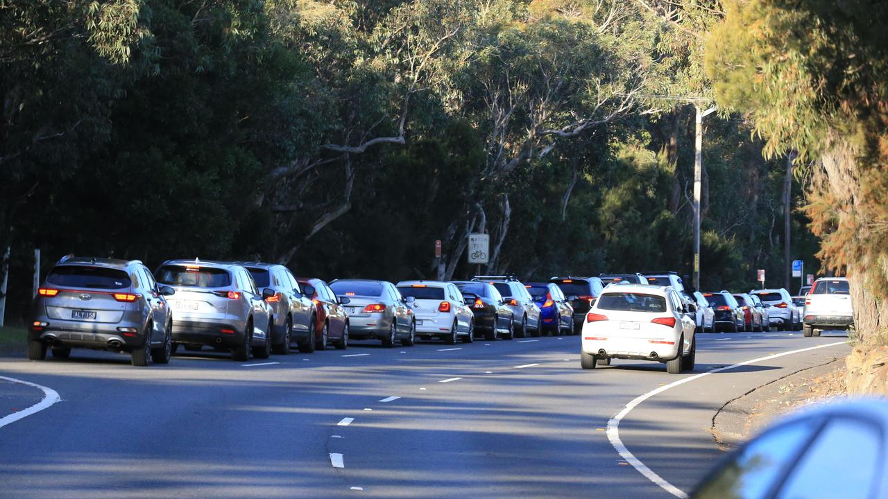 People are turning out in droves for testing. Picture: NCA NewsWire / Christian Gilles