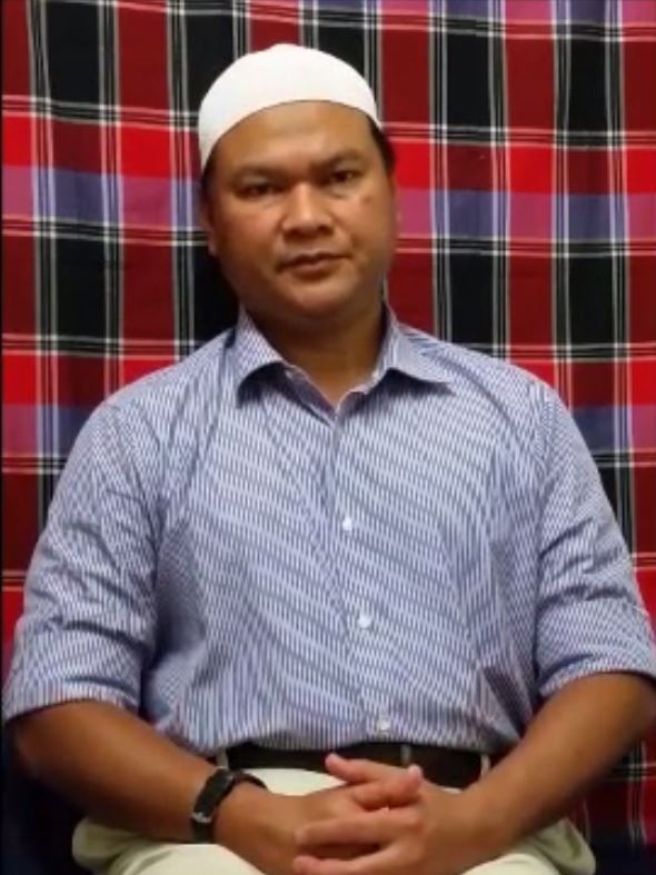 Stills taken from a video statement made by Sirul Azah Umar which he allegedly filmed while in detention in Australia.