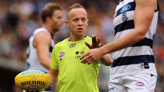 Chamberlain in action on the MCG. Picture: Michael Klein