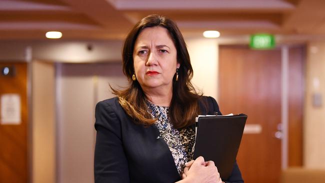 Queensland Premier Annastacia Palaszczuk has hit back at criticism of her Covid policies. Picture: NCA NewsWire / Dan Peled