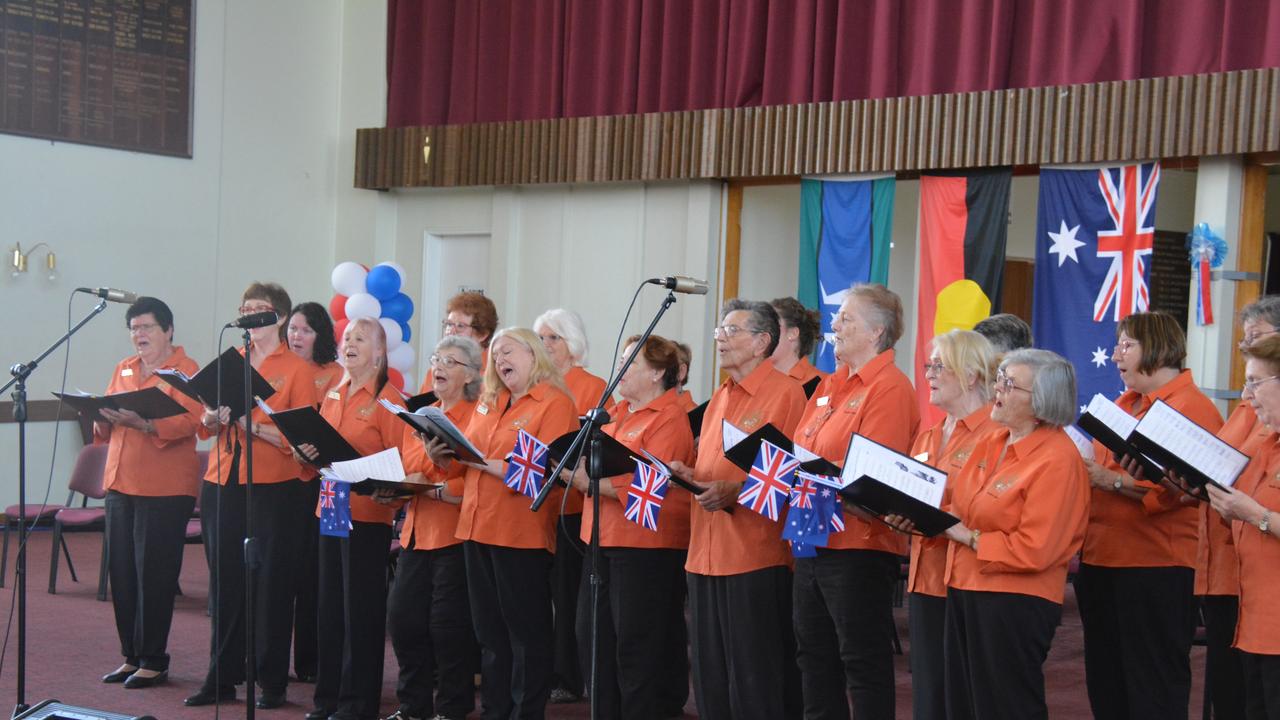 Blackbutt Singers gave a rendition of the Seekers songs at the Proms in the South Burnett concert in Kingaroy on Sunday, November 17. (Photo: Jessica McGrath)