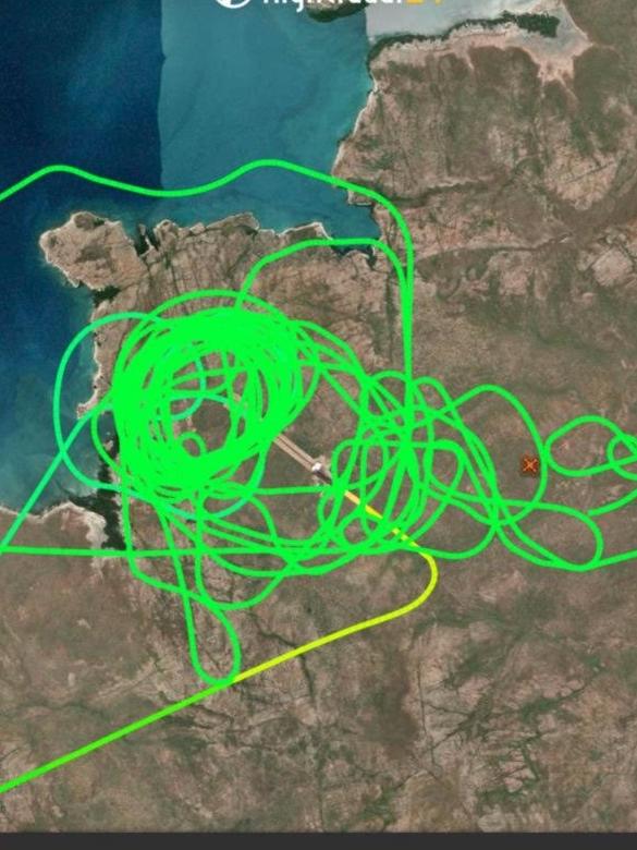 Drone activity out of Truscott airbase in Western Australia. Picture: Flightradar24