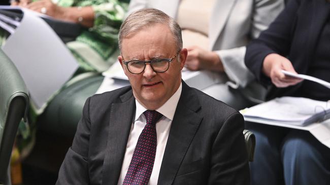 Peter Dutton hit out at Prime Minister Anthony Albanese for going overseas while the fallout over the High Court decision was happening at home. Picture: NCA NewsWire / Martin Ollman