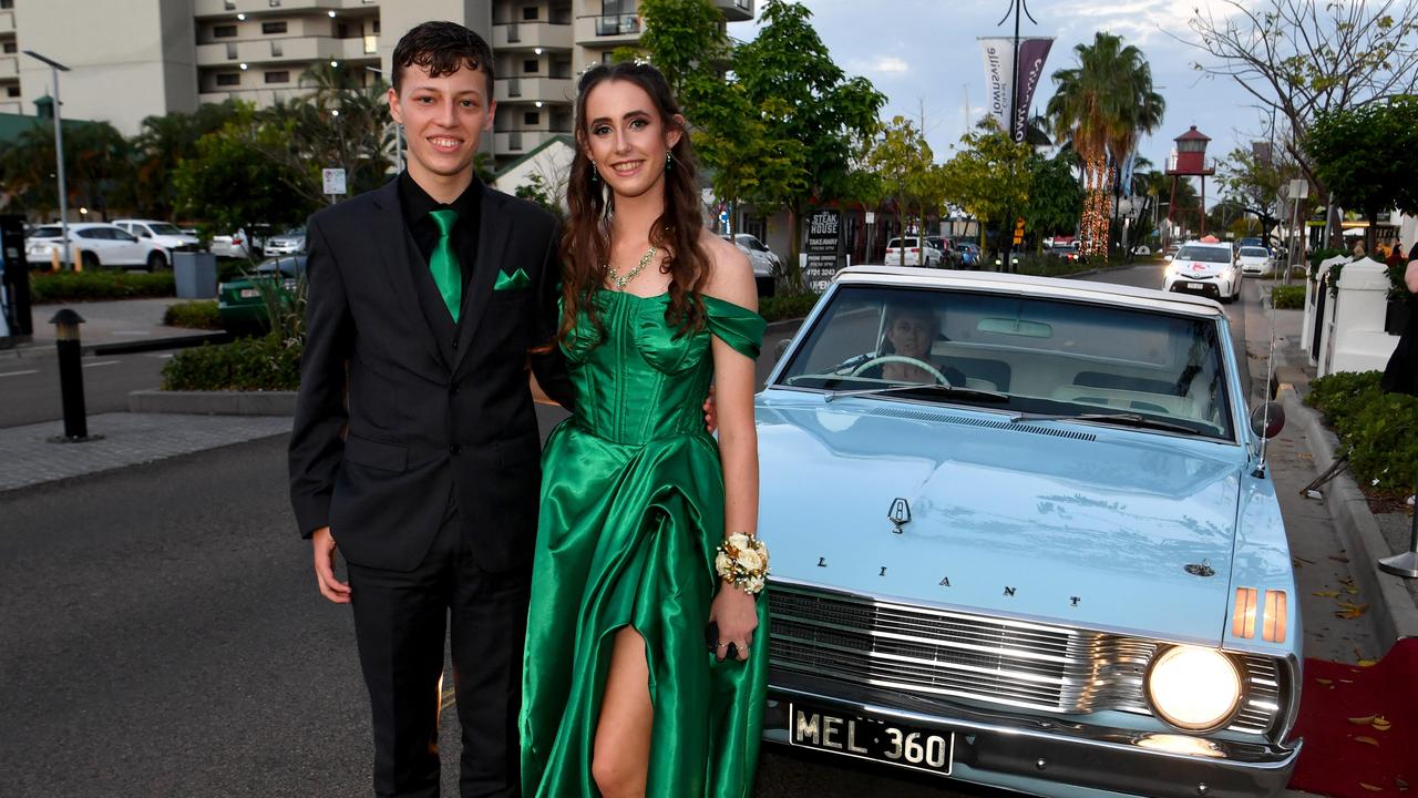 ANNANDALE CHRISTIAN COLLEGE school formal 2022 at Ridges Southbank. Jonah Forde and Abigail Clarke. Picture: Evan Morgan