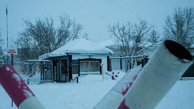 The bleak Polar Wolf prison where Alexei Navalny could be buried. Picture: AFP