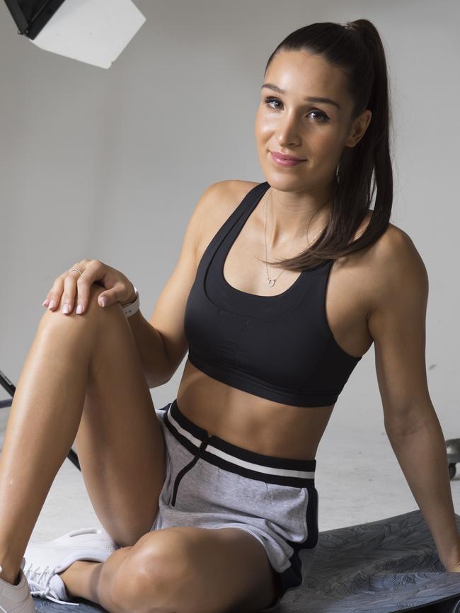 Fitness guru Kayla Itsines. Picture: Nick Clayton