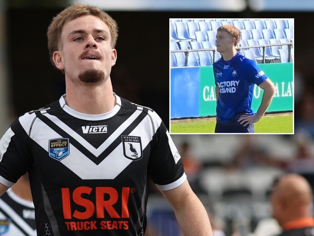 Lachlan Galvin has been spotted at Bulldogs training.