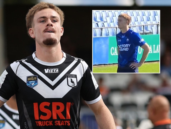 Lachlan Galvin has been spotted at Bulldogs training.