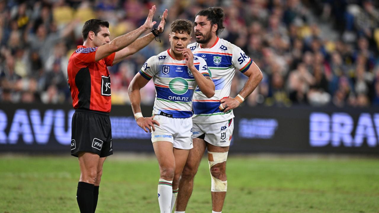 Fans were stunned that Chanel Harris-Tavita was sent to the sin bin. Picture: NRL Photos