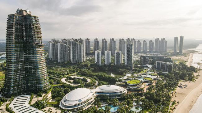 Forest City, a Chinese-built complex in Malaysia’s Johor state, promised a utopian eco-friendly development with plans for 1 million residents. Picture: Mohd Rasfan / AFP