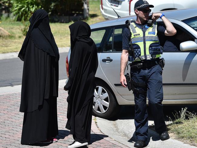 Police said they had removed the bulk of the cell. Picture: Julian Smith/AAP