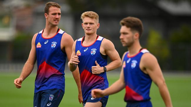 Adam Treloar is back in full swing. Picture: Morgan Hancock/Getty Images