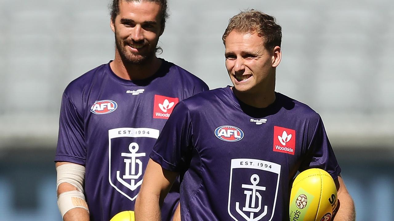 Will Brodie spent plenty of time on the bench against the Crows. Picture: Will Russell/AFL Photos