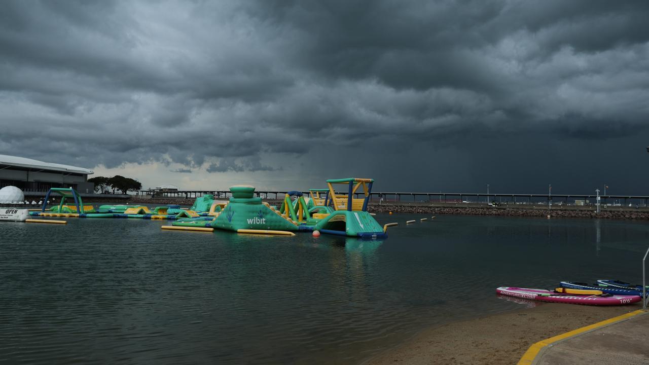 Before the storm at the Waterfront. Picture: Darcy Fitzgerald