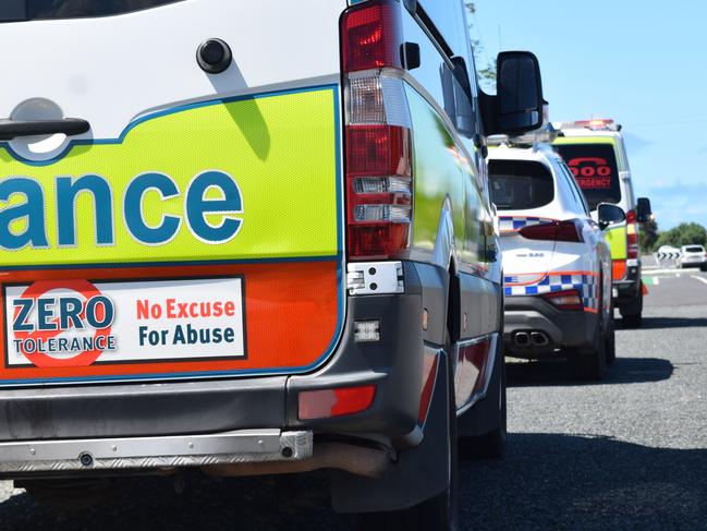 Queensland Fire and Emergency Services, police and ambulance crews were at the scene of a house fire at Gable St, East Mackay on Friday April 17. Photo: Zizi Averill. Generic