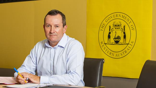 WA Premier Mark McGowan. Picture: Ross Swanborough.