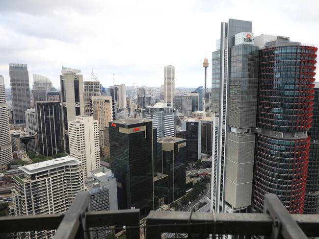 The view also takes in Sydney’s CBD. Picture: Christian Gilles