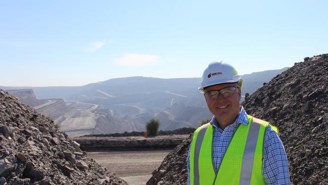 Federal Hunter MP Joel Fitzgibbon — at Mount Thorley Warkworth, Yancoal —.supports coal mining.