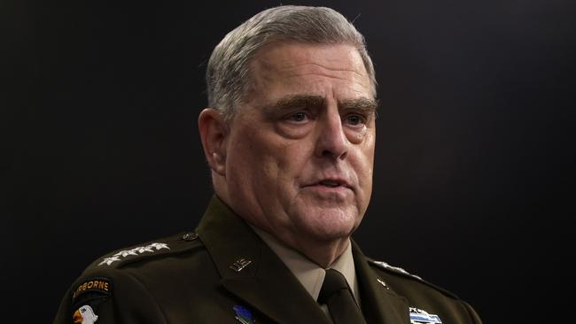 US Chairman of Joint Chiefs of Staff General Mark Milley. Picture: AFP