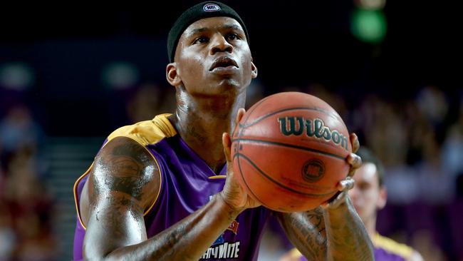 Al Harrington during his time with the Sydney Kings. Photo by DAMIAN SHAW