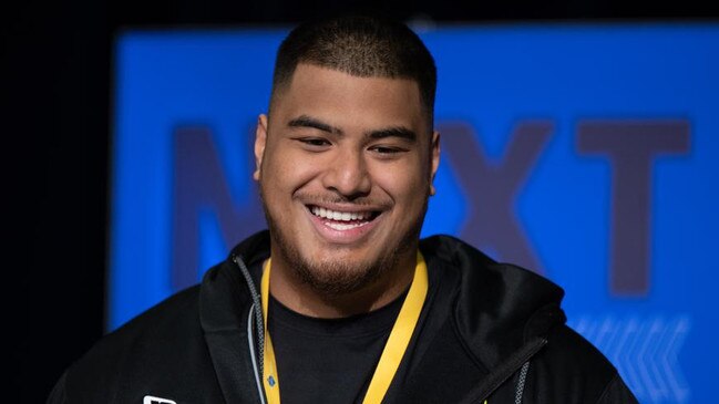 Faalele’s NFL dreams are coming true. Picture: Zach Bolinger / Icon Sportswire via Getty Images