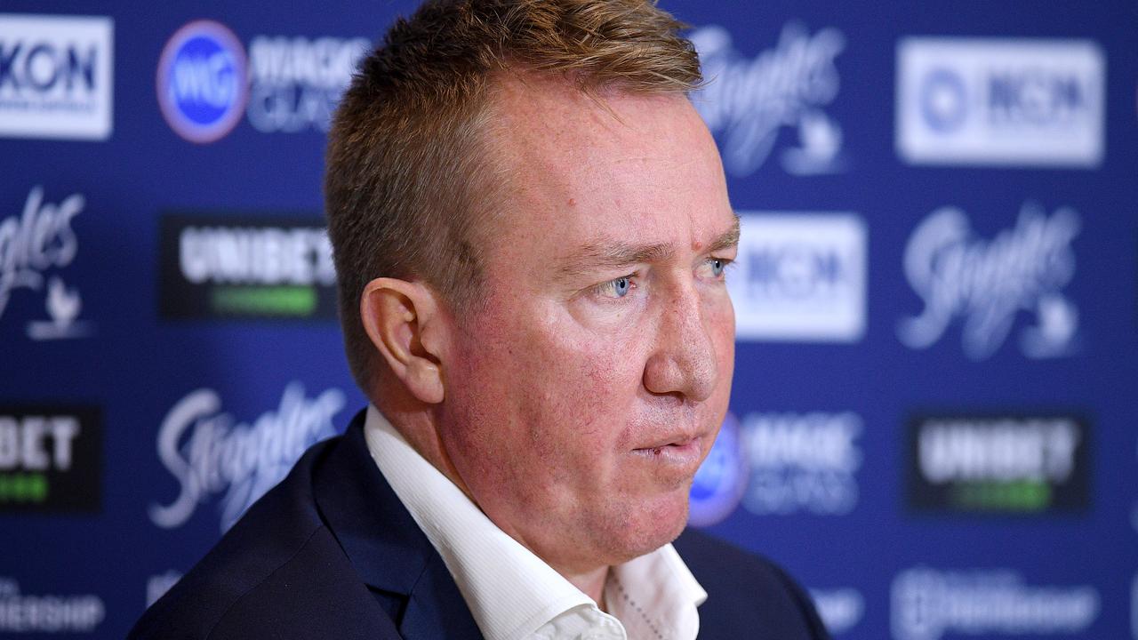 Roosters coach Trent Robinson was frustrated with his side’s Round 10 loss to the Raiders.