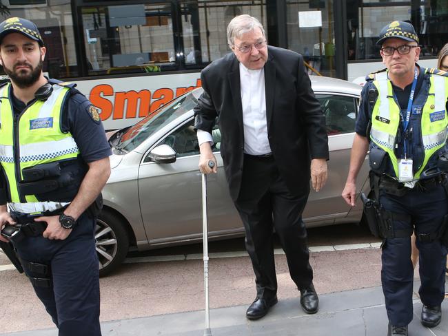 Pell confided to close aides that he was desperately looking forward to his day in court. Picture: David Crosling