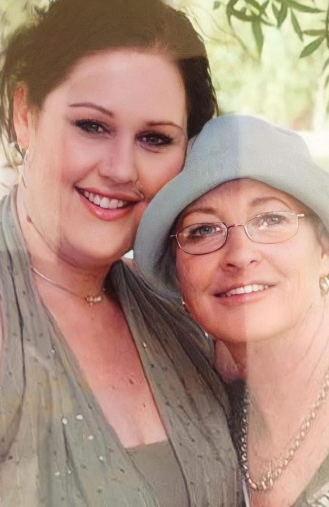 Rebecca Green with her mother Judy. Picture: Contributed