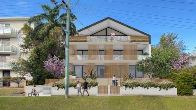 Plans for an apartment block at Harbour Drive.