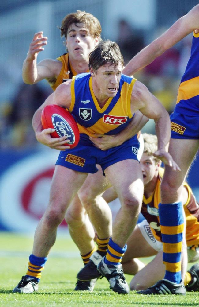 Silk: Adrian Fletcher playing for Williamstown.