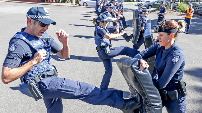 Mr Ashton says Victoria Police has modernised, adding an extra 3000 officers. Picture: Tim Carrafa