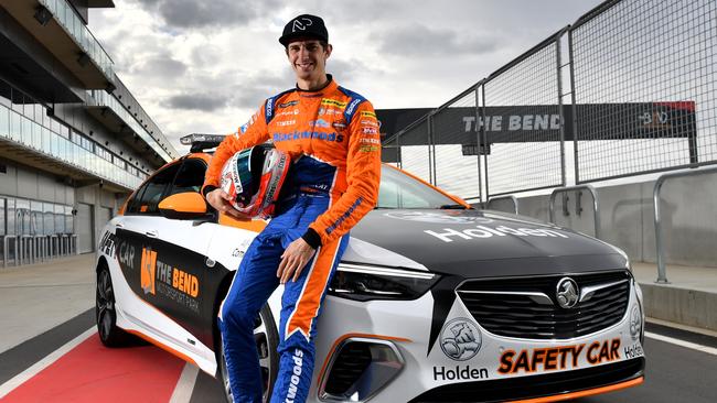 Nick Percat from Brad Jones Racing at The Bend Motor Sport Park ahead of this weekend’s first event. Picture: AAP Image/David Mariuz