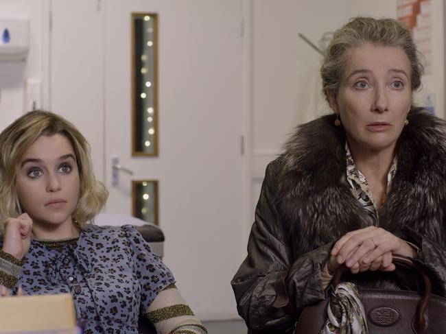 Emilia Clarke and Emma Thompson in Last Christmas.