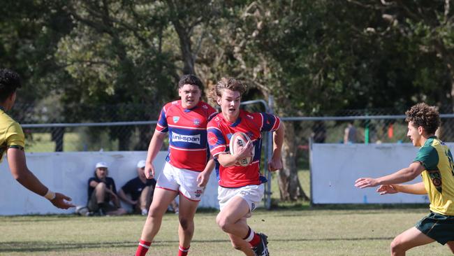 Action galleries of the junior rugby union grand finals, match played at Surfers Paradise Home Ground. Surfers Paradise Dolphins Vs Bond Uni under 18s division. Picture Mike BatterhamAction galleries of the junior rugby union grand finals, match played at Surfers Paradise Home Ground. Surfers Paradise Dolphins Vs Bond pirates under 18s division. Picture Mike Batterham