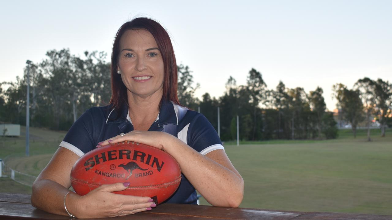 Gympie Cats Football club president Ann-Marie Warren.