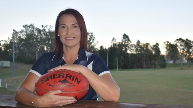 Gympie Cats Football club president Ann-Marie Warren.