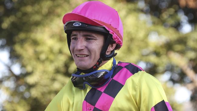 Jockey Clayton Gallagher looks set for a good day at Gilgandra. Picture: Bradley Photos