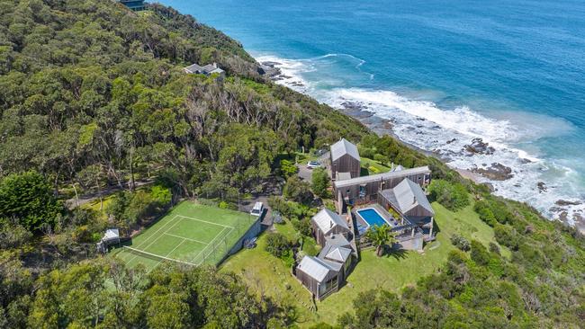 The six-bedroom house at 1193 Great Ocean Rd, Big Hill, is for sale for $8m-$8.5m.