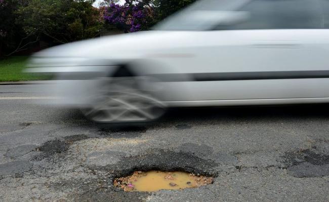 Pot Holes. Picture: John Gass