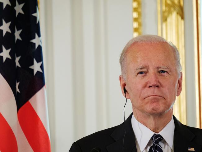 US President Joe Biden said China was “flirting with danger”. Picture: Getty Images