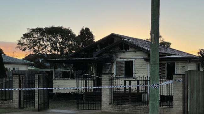 A child has died after a horror fire engulfed a Toowoomba region home overnight. Photo: Jarrard Potter